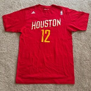 Adidas Red Houston 12 Graphic Tee